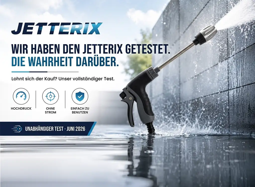 Jetterix Hochdruckdüse Test 2026 – Hochdruck-Wasserdüse für Gartenschlauch