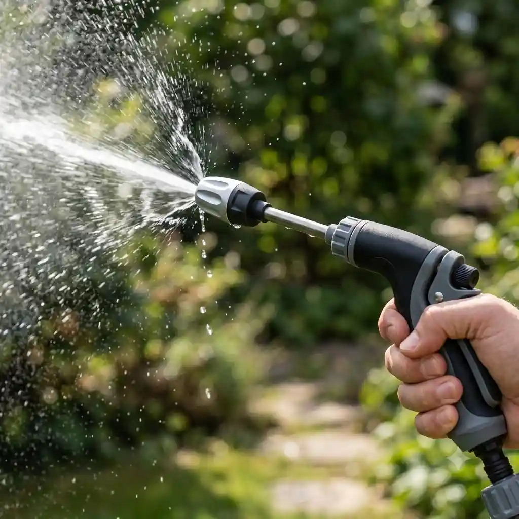 Jetterix Hochdruckdüse mit kräftigem Wasserstrahl — verstärkter Druck direkt aus der Düse